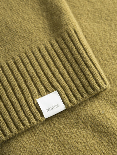Polo in Maglia di Lana Merinos Verde