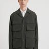 NORSE PROJECTS-Overshirt con Tasche a Soffietto Verde-TRYME Shop
