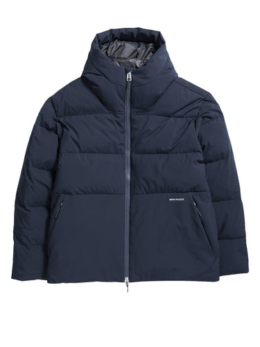 Short Down Jacket in Asger Membrane Blue