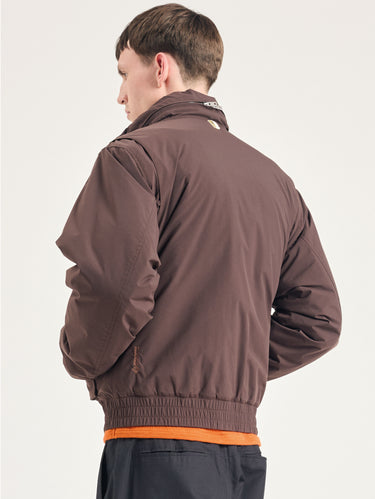 Windstopper bomberjack in bruin