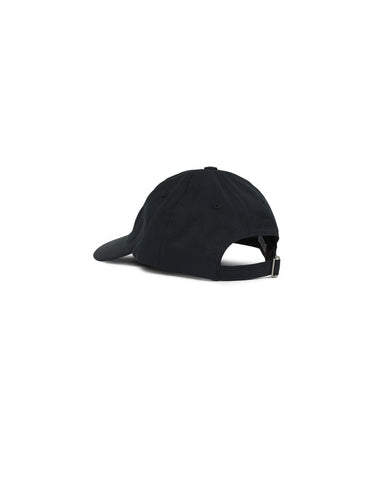 Cappello con Visiera in Cotone Nero