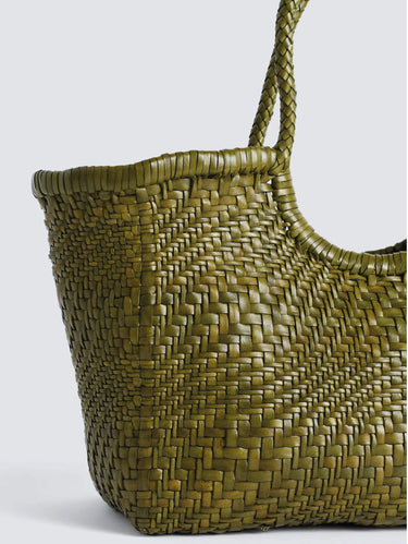 Borsa a Cestino Nuntacket Basket Optical Wave Khako
