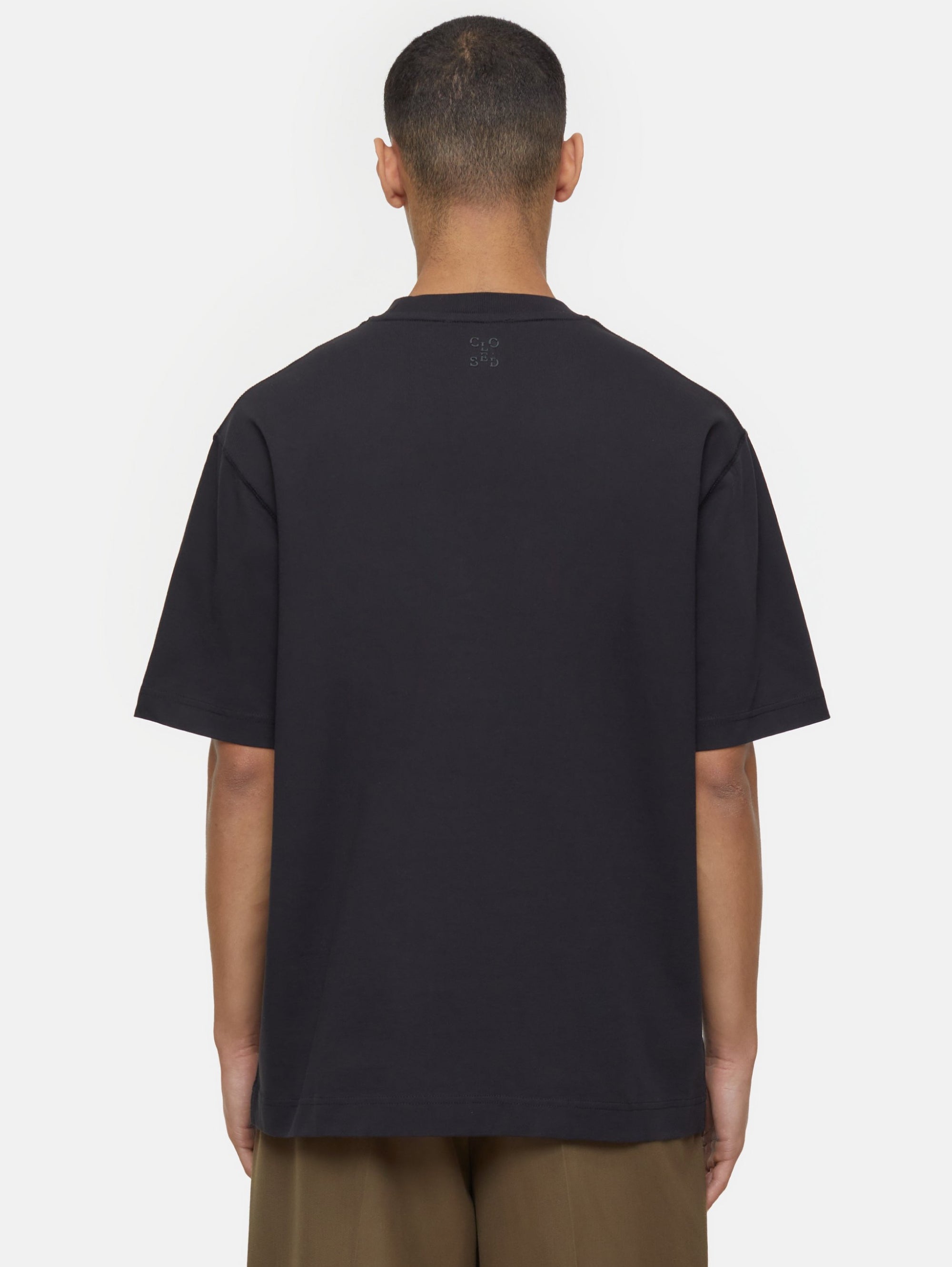T-Shirt in Black Ecological Cotton