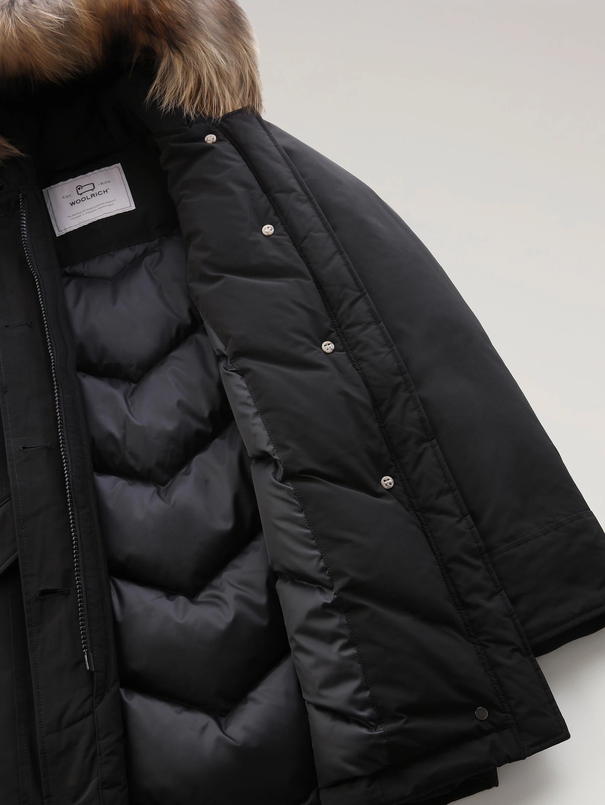 Giaccone Parka Luxus in Shape Memory Nero