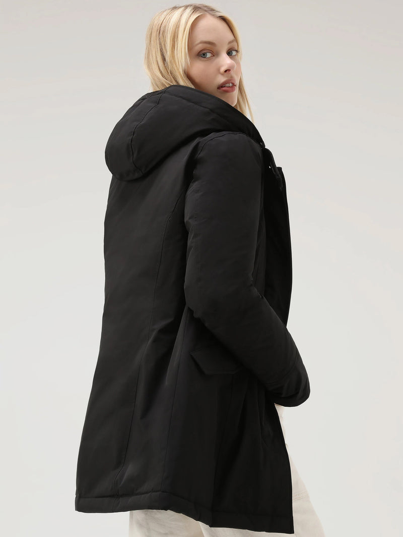 Giaccone Parka Luxury in Shape Memory Nero