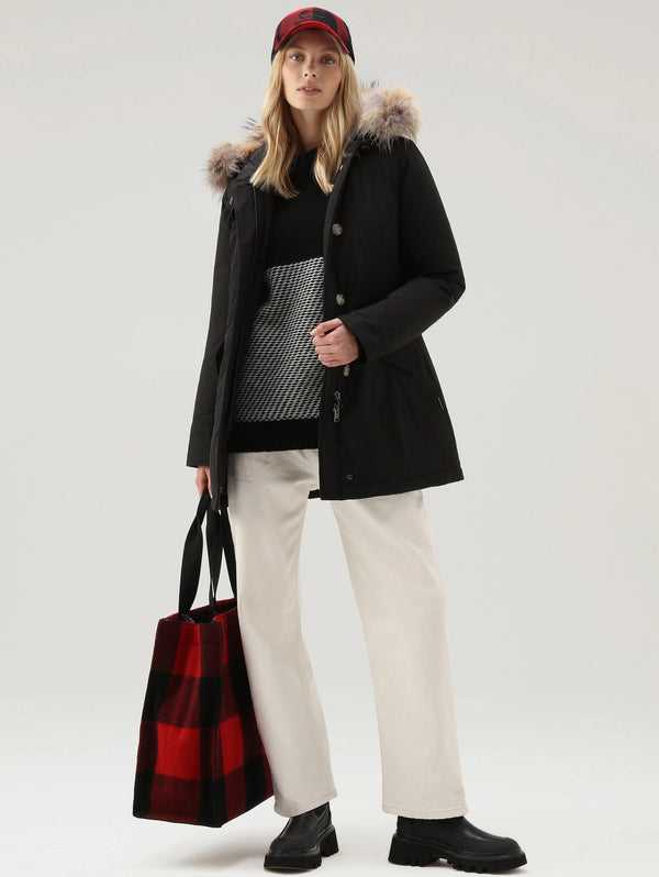 Giaccone Parka Luxury in Shape Memory Nero