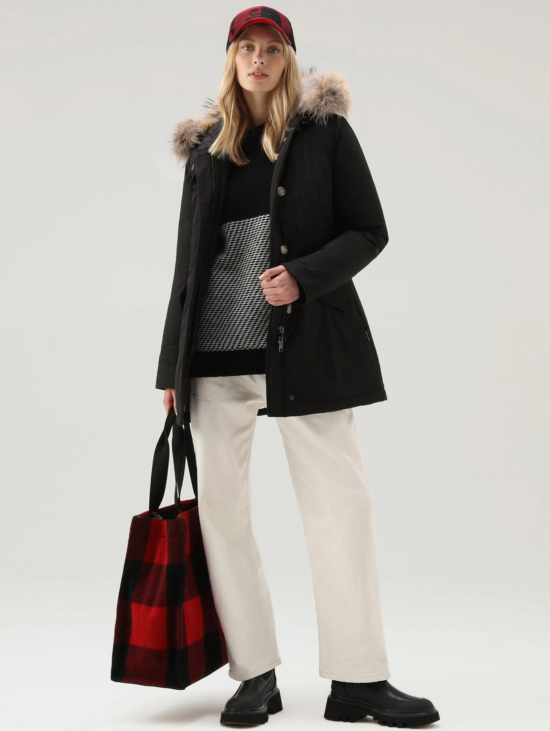 Giaccone Parka Luxury in Shape Memory Nero