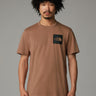 THE NORTH FACE-T-shirt Maniche Corte con Stampa Latte-TRYME Shop