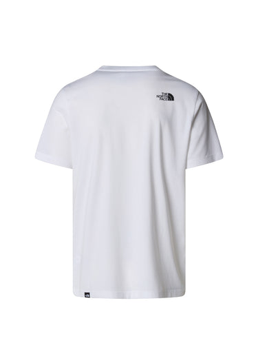 Kurzarm-T-Shirt mit weißem Print