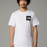 THE NORTH FACE-T-shirt Maniche Corte con Stampa Bianca-TRYME Shop
