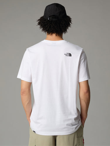 Kurzarm-T-Shirt mit weißem Print