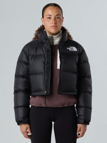 Nuptse Short Puffer Jacket Black
