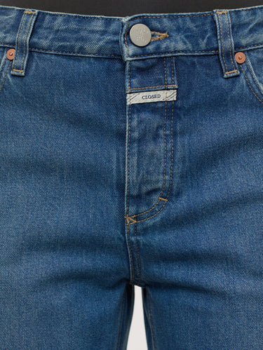 Gillan jeans met wijde pijp blauw