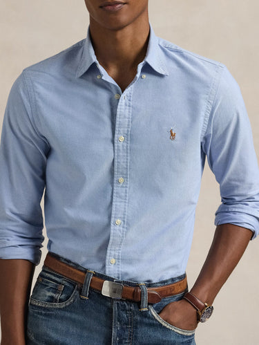 Camicia Oxford Slim Fit Blu