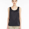 MAX MARA MM-Top in Seta Elasticizzata Pan Blu-TRYME Shop