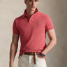 RALPH LAUREN-Polo Slim Fit in Cotone Rosso-TRYME Shop