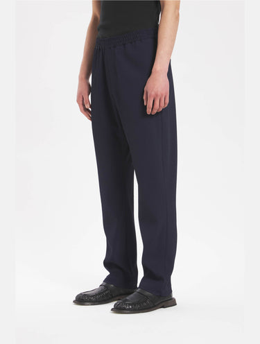 Jogginghose aus Techno-Wolle Blau
