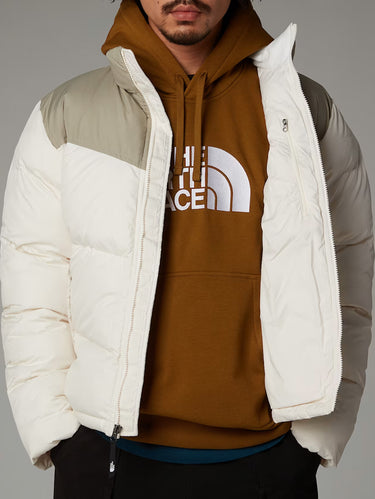 Quadratische Saikuru Daunenjacke für Herren Weiß