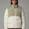 THE NORTH FACE-Piumino Saikuru Squadrato Beige/Bianco-TRYME Shop
