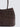 Handtasche aus geflochtenem Leder Santa Croce Cactus Dunkelbraun