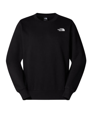 Simple Dome Sweatshirt met Ronde Hals Zwart