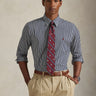 RALPH LAUREN-Camicia in Popeline Stretch a Righe Blu/Bianco-TRYME Shop