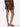 Shorts in Lino Fantasia Leopardata Marrone