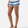 MC2 SAINT BARTH-Shorts in Crochet a Righe Blu/Bianco-TRYME Shop