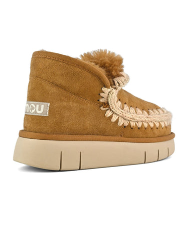 Stivaletto in Montone Sneakers Bounce Cognac