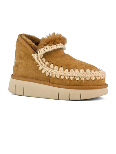 Stivaletto in Montone Sneakers Bounce Cognac