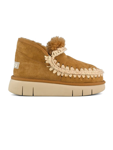 Stivaletto in Montone Sneakers Bounce Cognac
