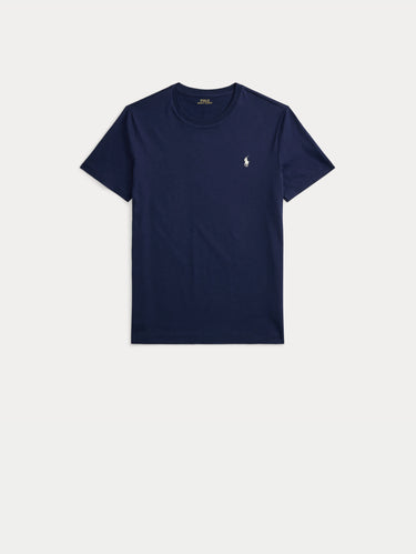 T-Shirt Rundhalsausschnitt Custom Slim Fit Dunkelblau