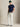 T-Shirt Rundhalsausschnitt Custom Slim Fit Dunkelblau