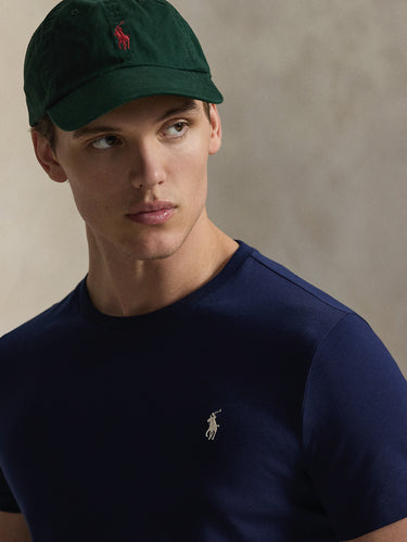T-Shirt Rundhalsausschnitt Custom Slim Fit Dunkelblau