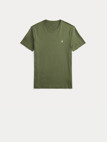 T-Shirt Rundhalsausschnitt Custom Slim Fit Grün