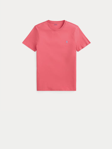 Ronde Hals T-shirt Custom Slim Fit Roze