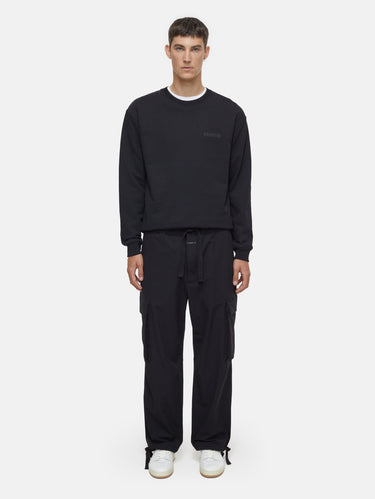 Cargo broek van nylon zwart