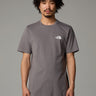 THE NORTH FACE-T-shirt Regular Fit con Logo Grigio-TRYME Shop