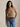 Maglia Collo a V in Misto Cashmere Cammello