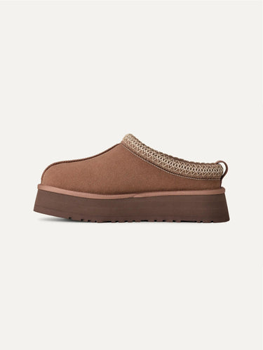 Slippers met Plateau Tazz Rocky Eik