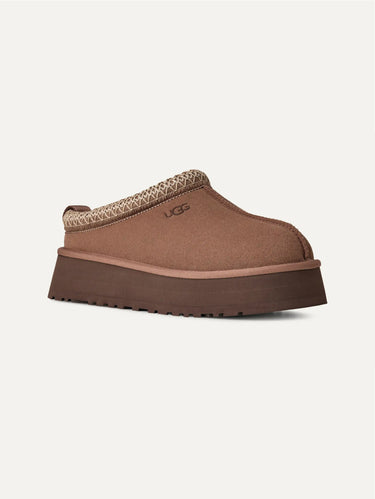 Slippers met Plateau Tazz Rocky Eik