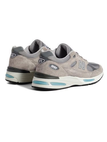 Retro-Sneaker 991v2 Made in UK Grau