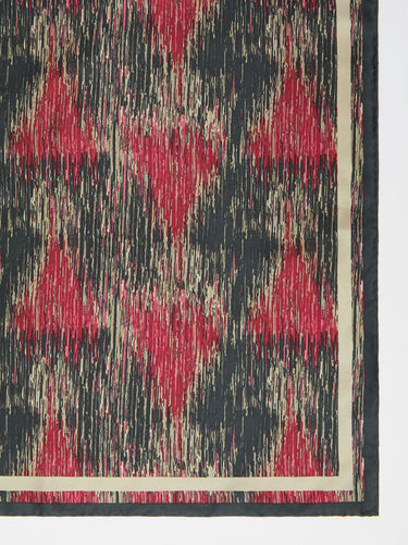Seidenschal mit Print Mehrfarbig