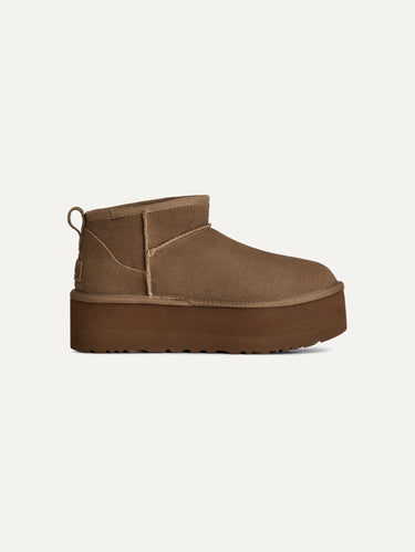 Stivaletti con Plateau Ultra Mini Platform Bronzo