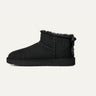 UGG-Stivali Ultra Mini con Fiocco Bailey Bow Nero-TRYME Shop