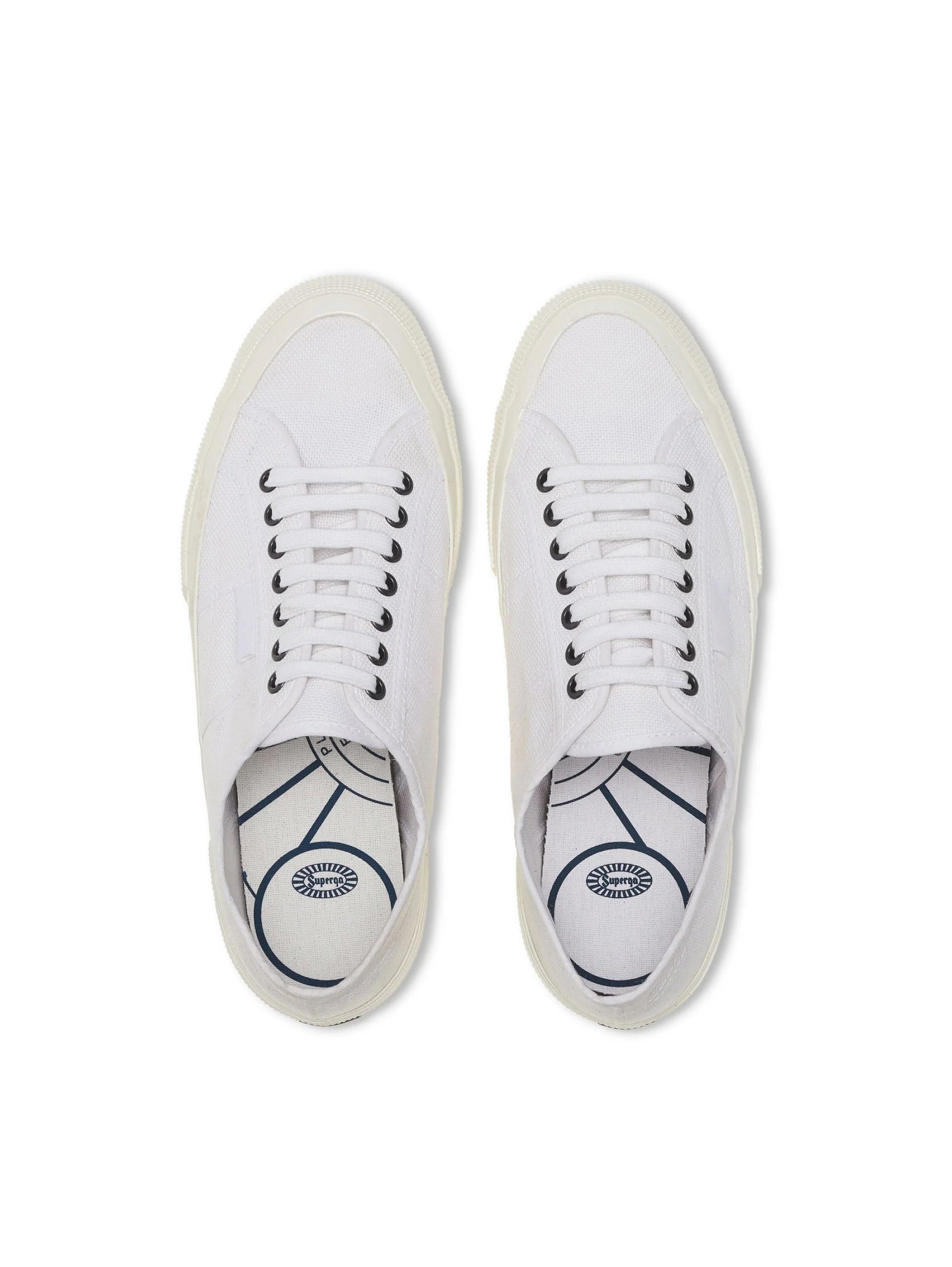 Archive Low Sneakers in White Cotton