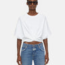 CLOSED-T-shirt con Fiocco Bianco-TRYME Shop