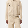 CLOSED-Giacca Worker in Cotone e Lino Beige-TRYME Shop