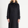 STEINBOCK-Cappotto in Loden con Cappuccio Zirl Blu-TRYME Shop