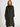 Cappotto in Loden con Cappuccio Verde Oliva